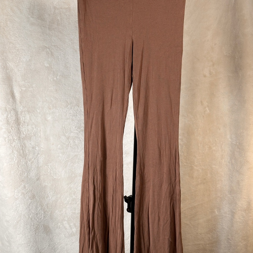 Brown Women's Flared Leggings